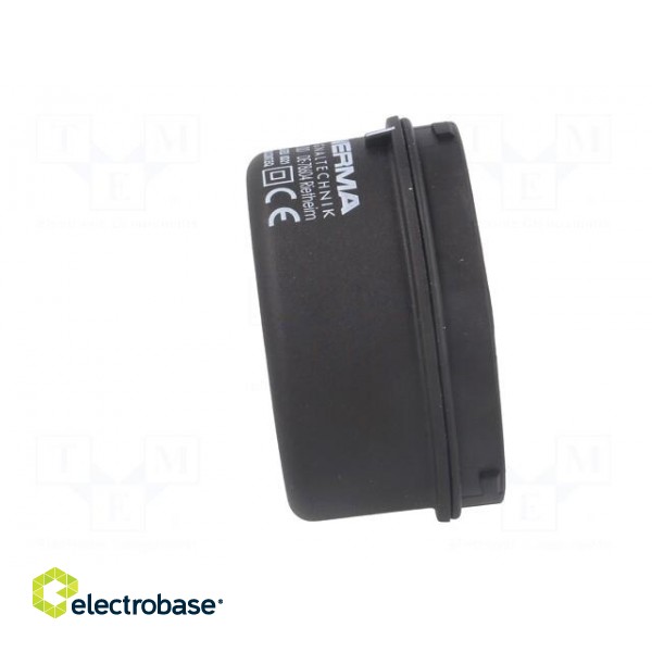 Signallers accessories: base | black | IP65 | Ø70x26.5mm | -20÷50°C image 7