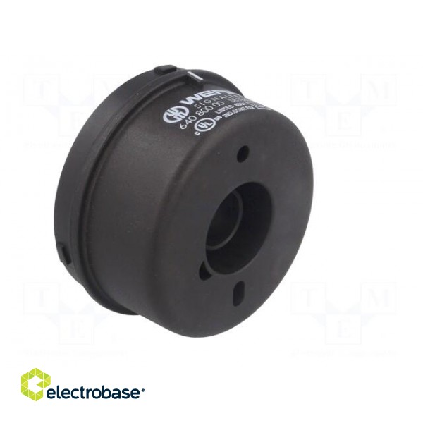 Signallers accessories: base | black | IP65 | Ø70x26.5mm | -20÷50°C image 4