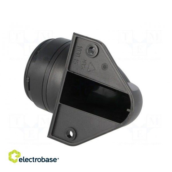 Signallers accessories: base | IP66 | Series: SL7 | Colour: black paveikslėlis 4