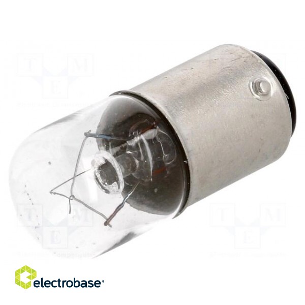 Signallers accessories: bulb | BA15D | Usup: 24VDC | Usup: 24VAC | 5W