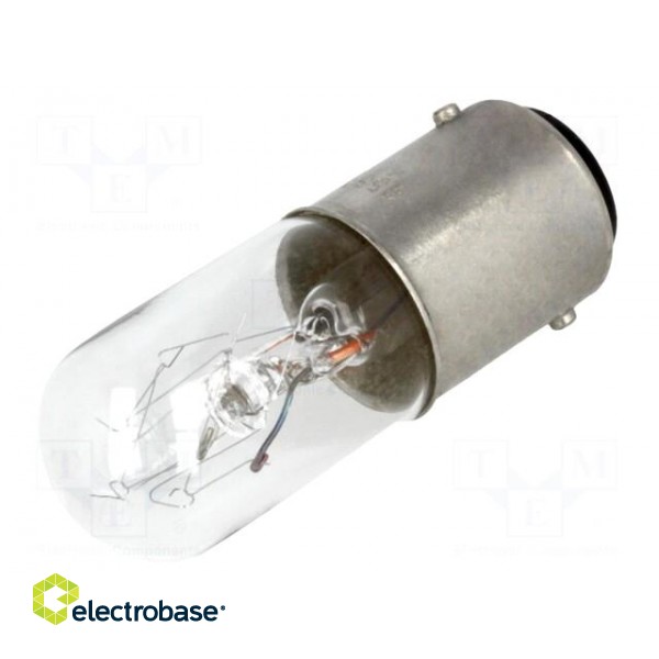 Signallers accessories: bulb | bayonet | BA15D | Usup: 120VAC