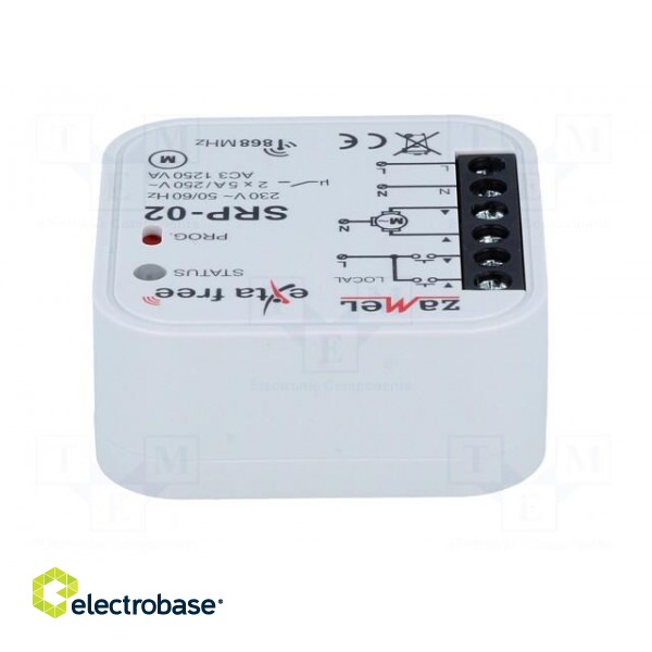 Blinds controller | EXTA FREE | flush mount | 230VAC | NO x2 | IP20 image 7