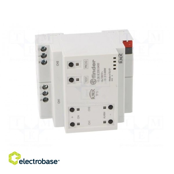 Dimmer | for DIN rail mounting | 30VDC | IP20 | -5÷45°C | Ch: 2 | 400W фото 9
