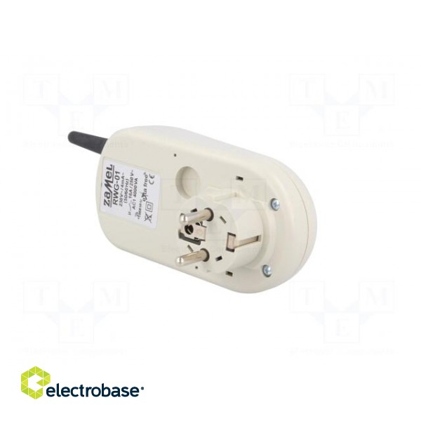 Power socket | EXTA FREE | IP20 | 230VAC | -10÷55°C | Dim: 160x66x90mm image 8