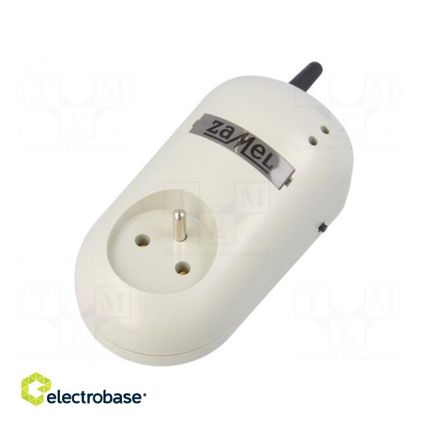 Power socket | EXTA FREE | IP20 | 230VAC | -10÷55°C | Dim: 160x66x90mm image 1