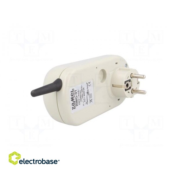 Power socket | EXTA FREE | IP20 | 230VAC | -10÷55°C | Dim: 160x66x90mm image 6