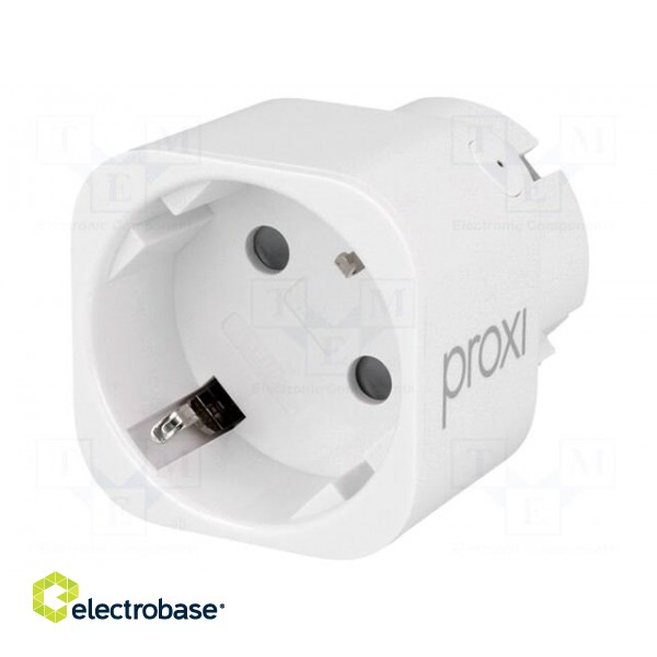 Power socket | PROXI | IP20 | 230VAC | plug-in | 0÷35°C | OUT: 1 | IN: 1 image 1