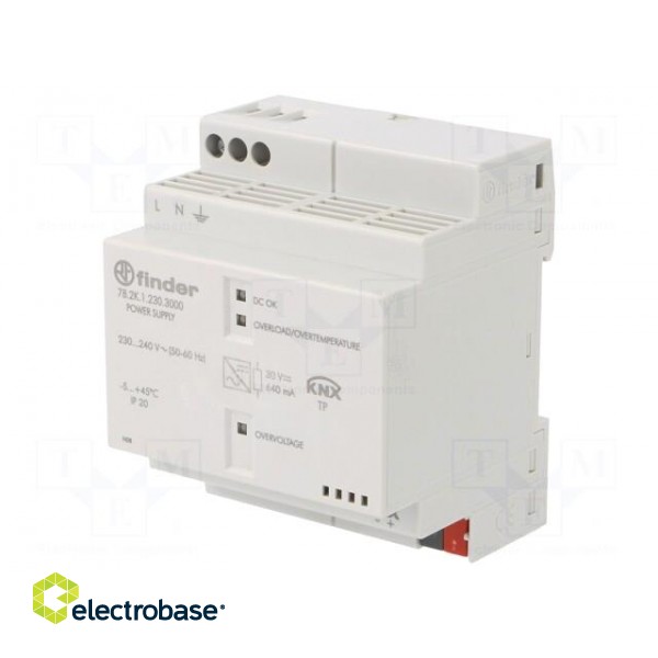 Power supply: switched-mode | for DIN rail mounting | 230÷240VAC фото 1