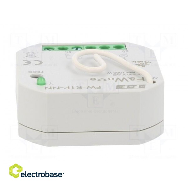 Relay | F&Wave | flush mount | 85÷265VAC | 85÷265VDC | 230VAC | NO | IP20 фото 5