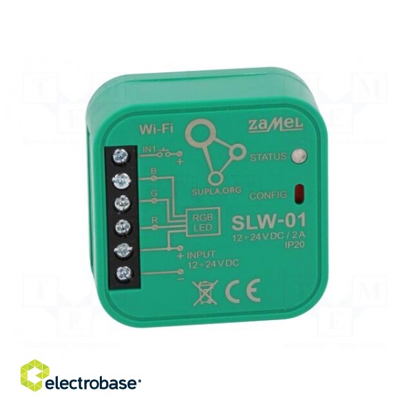 RGB controller | SUPLA | IP20 | 12÷24VDC | flush mount | -10÷55°C | IN: 1 image 9