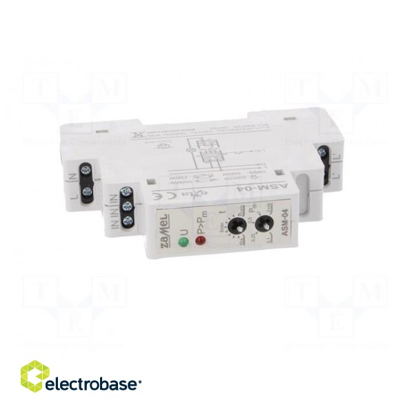 Staircase timer | IP20 | 230VAC | SPST-NO | DIN | 16A | -20÷45°C paveikslėlis 9