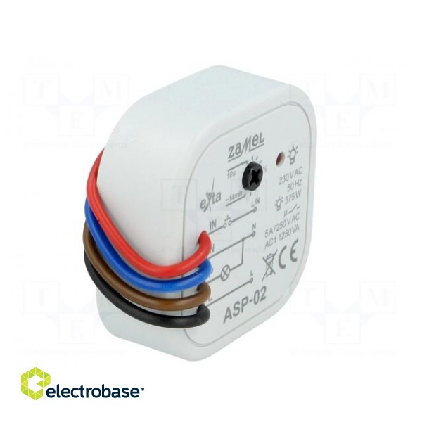 Staircase timer | IP20 | 230VAC | SPST-NO | 50x50x18mm | 5A | -20÷45°C image 8