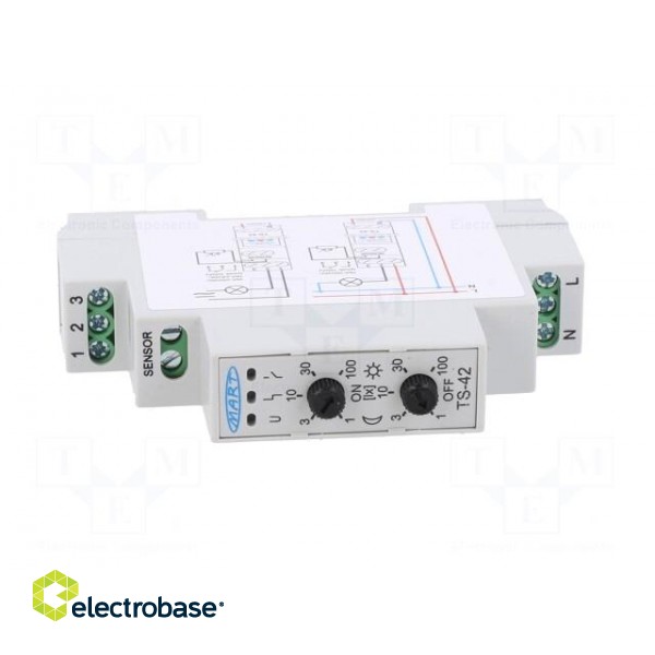Twilight switch | for DIN rail mounting | 230VAC | SPDT | IP20 | 16A image 9