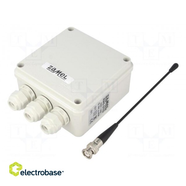 Wireless cutout power switch | EXTA FREE | IP56 | 230VAC | NO x2 image 1