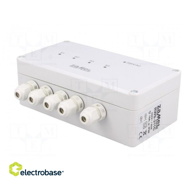 Wireless cutout power switch | EXTA FREE | IP56 | 230VAC | NO x4 image 6