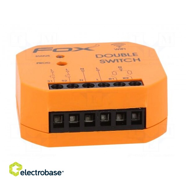 Wireless cutout power switch | FOX | flush mount | 85÷265VAC | IP20 фото 9