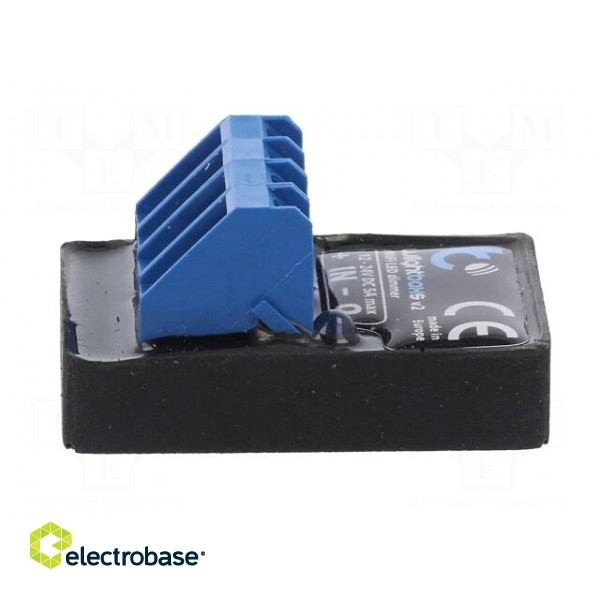 Wireless dimmer | in housing,in mounting box | 12÷24VDC | IP20 фото 3