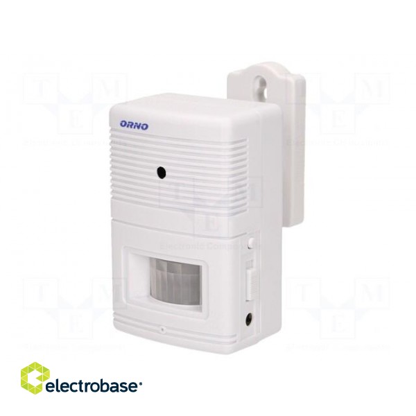 Wireless motion sensor | wall mount | 6VDC | IP20 | 6m | 100°