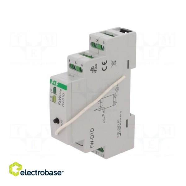 Wireless receiver dimmer switch | F&Wave | IP20 | 85÷265VAC | DIN image 1