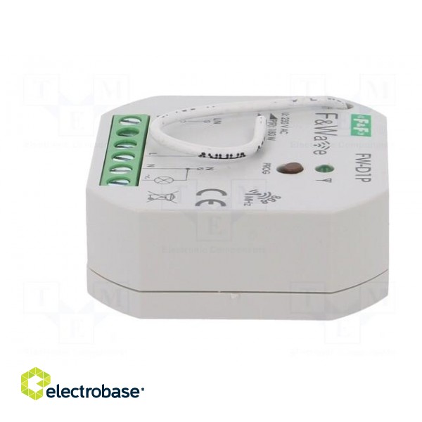 Wireless receiver dimmer switch | F&Wave | IP20 | 85÷265VAC | 100m image 3