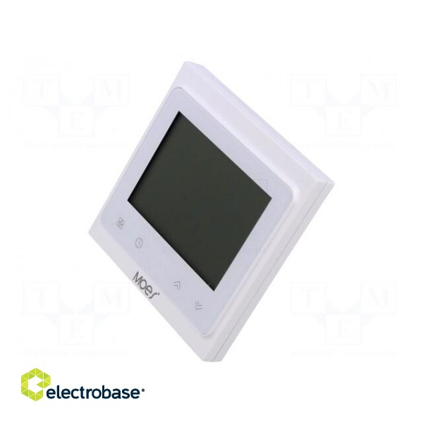 Wireless thermostat | wall mount | 95÷240VAC | IP20 | Temp: 0÷45°C