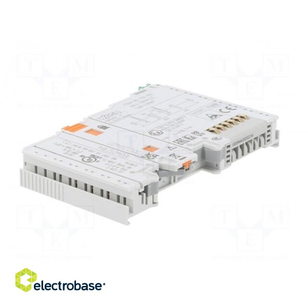 Analog input | for DIN rail mounting | IP20 | IN: 4 | 12x100x69.8mm image 4