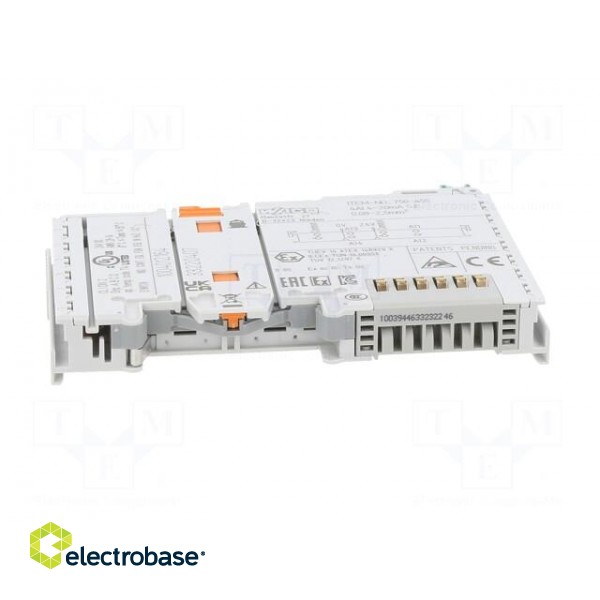 Analog input | for DIN rail mounting | IP20 | IN: 4 | 12x100x69.8mm image 5