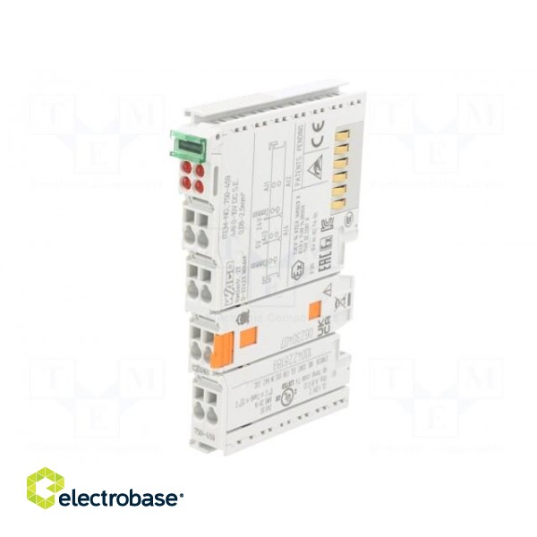 Analog input | for DIN rail mounting | IP20 | IN: 4 | 12x100x69.8mm фото 1