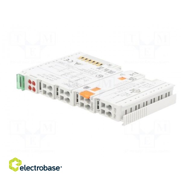 Analog input | for DIN rail mounting | IP20 | IN: 4 | 12x100x69.8mm фото 2