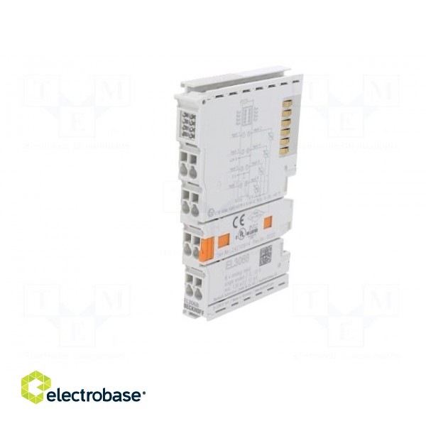 Analog input | Resolution: 12bit | IP20 | EtherCAT | IN: 8 | IN 1: 0÷10V фото 2