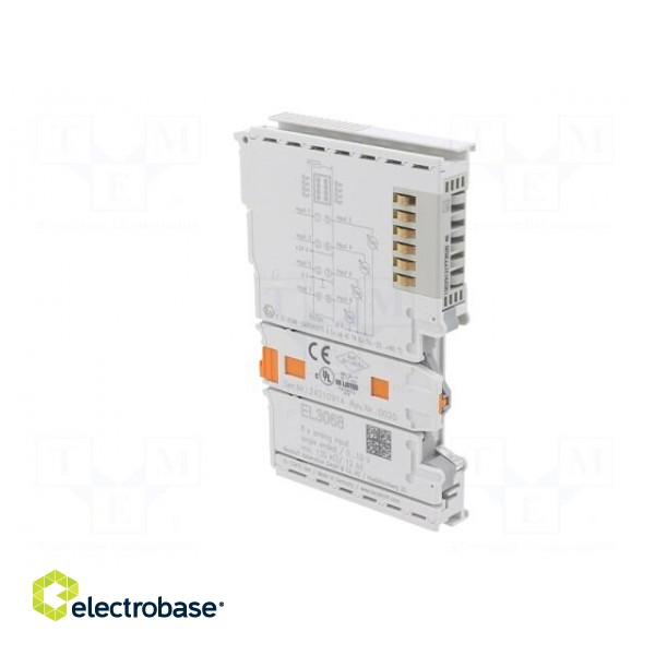 Analog input | Resolution: 12bit | IP20 | EtherCAT | IN: 8 | IN 1: 0÷10V image 4