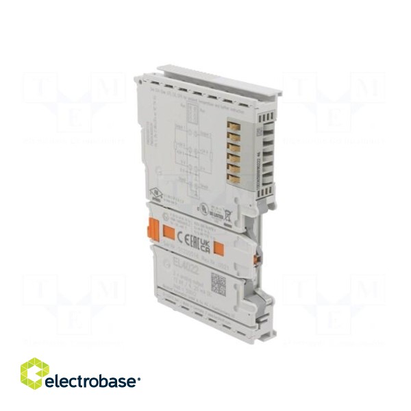 Analog output | 24VDC | Resolution: 12bit | IP20 | EtherCAT | OUT: 2 image 4