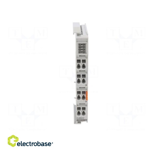 Analog output | 24VDC | Resolution: 12bit | IP20 | EtherCAT | OUT: 2 фото 9