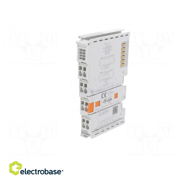 Analog output | 24VDC | Resolution: 12bit | IP20 | EtherCAT | OUT: 4 фото 2