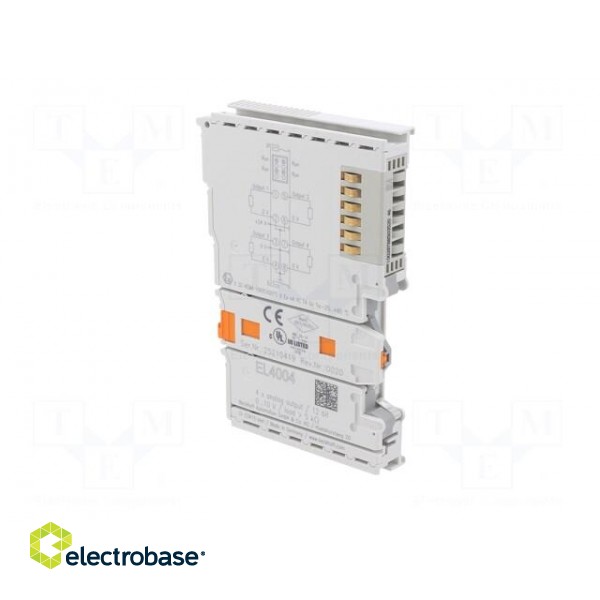 Analog output | 24VDC | Resolution: 12bit | IP20 | EtherCAT | OUT: 4 фото 4