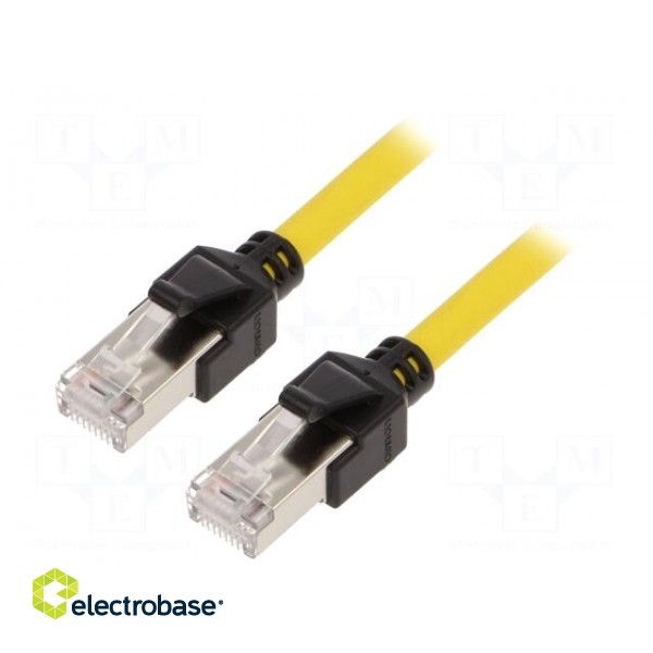 Connecting cable | IP20 | 30VDC | 1A | 2m | XS6 | -25÷75°C | Colour: yellow