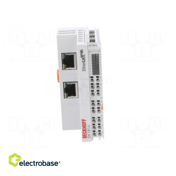 Converter | 24VDC | RJ45 x2 | IP20 | EtherCAT | OUT: 4 | IN: 4 | 44x100x68mm image 9