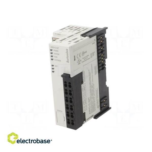 Converter | 24VDC | RJ45 x2 | ARIO | IP20 | Modbus TCP | 52.4x100x70mm image 2