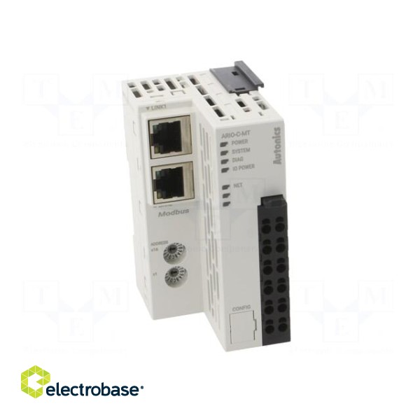 Converter | 24VDC | RJ45 x2 | IP20 | Modbus TCP | 52.4x100x70mm | ARIO фото 9