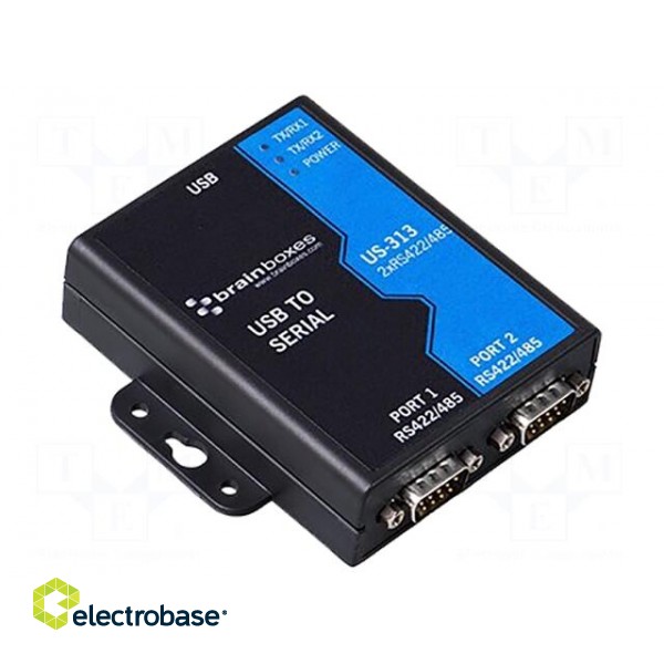 Industrial module: converter | RS422/485/USB | Number of ports: 2