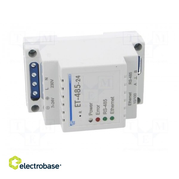 Industrial module: converter | RS485/ETHERNET | -35÷55°C | 100Mbps image 9