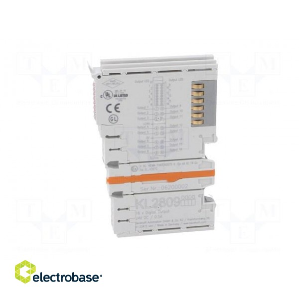 Industrial module: digital output | 24VDC | -25÷60°C | IP20 | OUT: 16 image 3