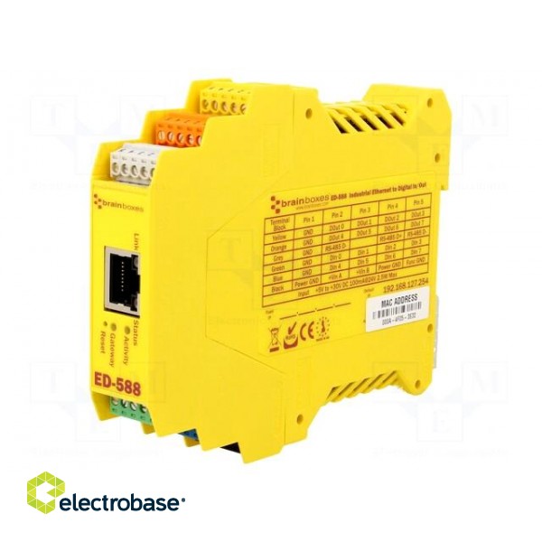 Industrial module: Ethernet gateway | Number of ports: 2 | 5÷30VDC фото 1