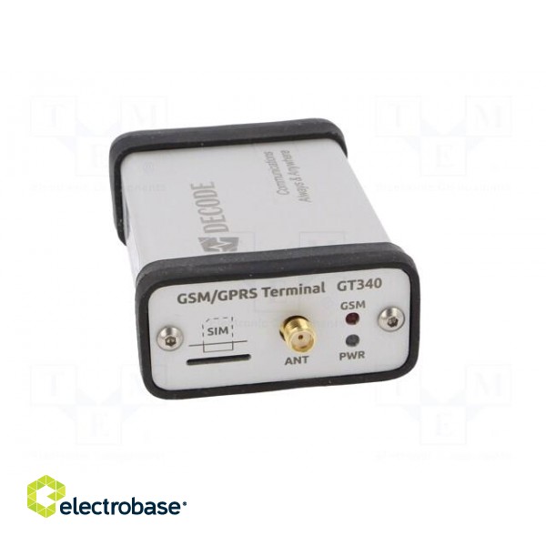 GSM terminal | GSM/GPRS | 8÷30VDC | RS232 | Enclos.mat: aluminium image 9