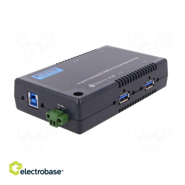 Industrial module: HUB | 10÷30VDC | Kit: USB cable | 0÷60°C | 700mA image 3