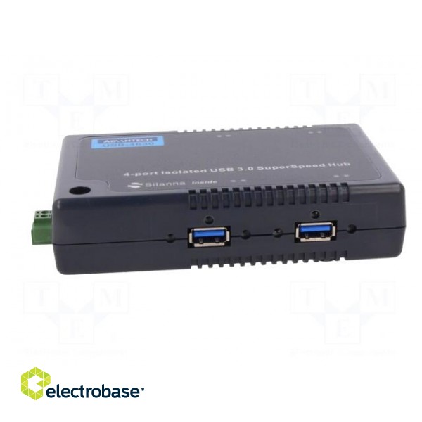 Industrial module: HUB | 10÷30VDC | Kit: USB cable | 0÷60°C | 700mA image 4