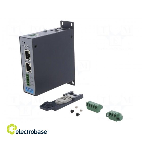 IIoT gateway | Number of ports: 4 | 24VDC | for DIN rail mounting image 1