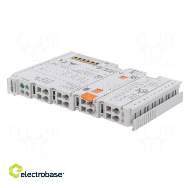 Mains | 24VDC | for DIN rail mounting | IP20 | 12x100x69.8mm | 750/753 фото 2