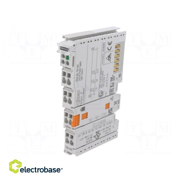 Mains | 24VDC | for DIN rail mounting | IP20 | 12x100x69.8mm | 750/753 фото 1