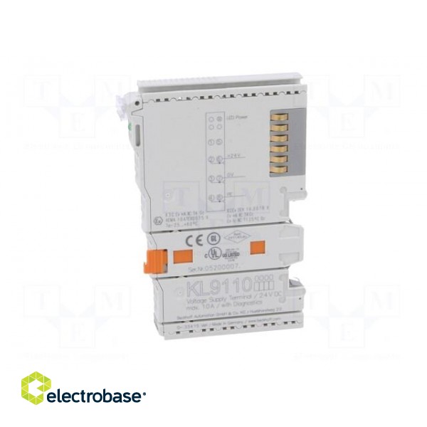 Mains | 24VDC | IP20 | 15x100x70mm | LED status indicator | -25÷60°C image 3